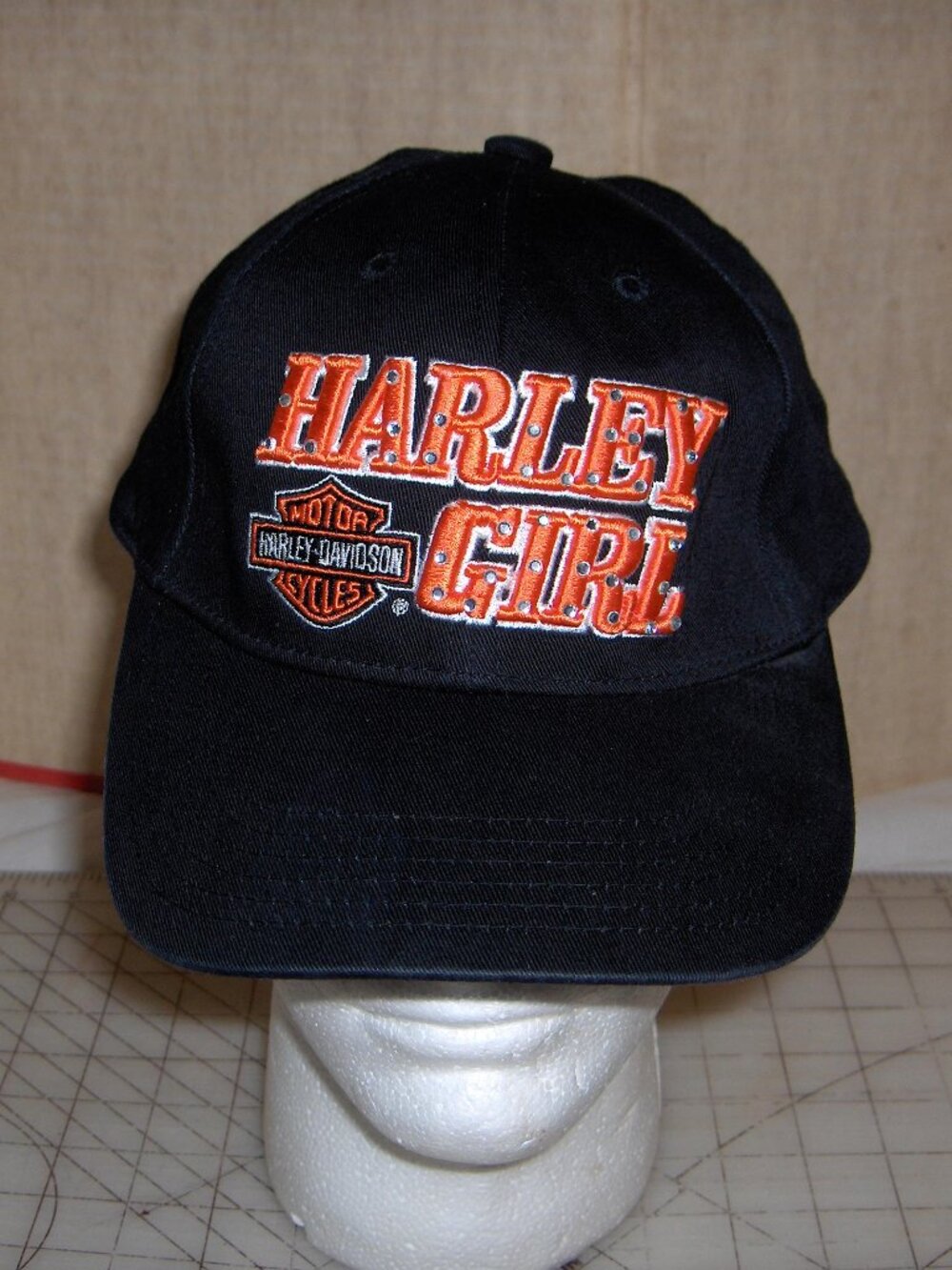 Harley Girl Cap, Size Adjustable, Never Worn